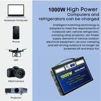 Compact Solar Power Station - 970Wh - 1000Watt - 262000mAh - OutdoorTravelGear.com