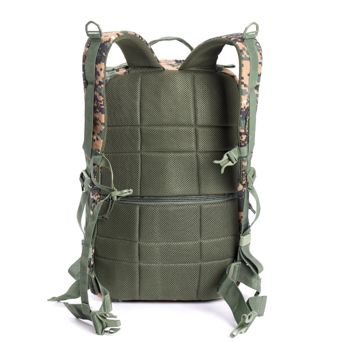 Captain Tactical Backpack with MOLLE Webbing and Carabiner -  25 Litres - Digital Camouflage 3