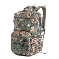 Captain Tactical Backpack with MOLLE Webbing and Carabiner -  25 Litres - Digital Camouflage 1