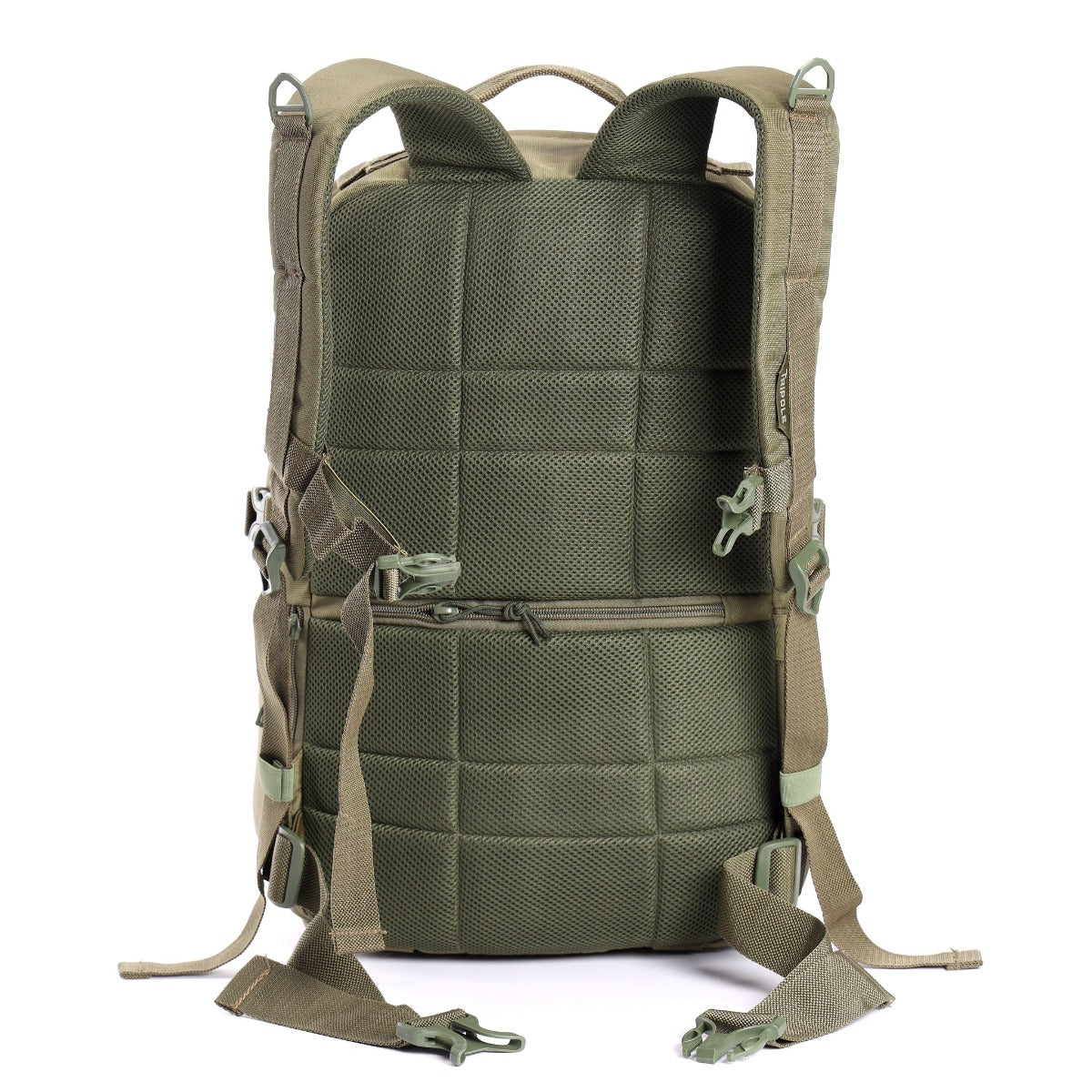Captain Tactical Backpack with MOLLE Webbing and Carabiner -  25 Litres - Army Green 2