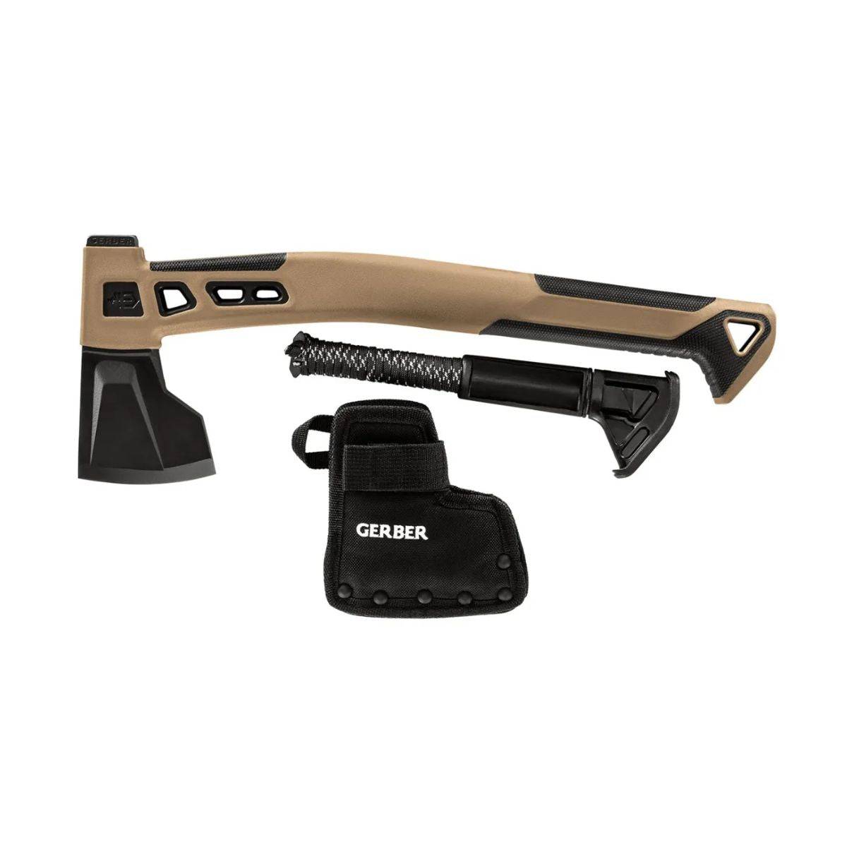 Bushcraft Hatchet - Coyote Brown - OutdoorTravelGear.com