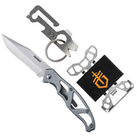 Paraframe I Folding Knife + Mullet Keychain Tool + Barbill Wallet - OutdoorTravelGear.com