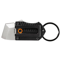 Key Note Compact Fine Edge Scraping & Cutting Knife - Black - OutdoorTravelGear.com