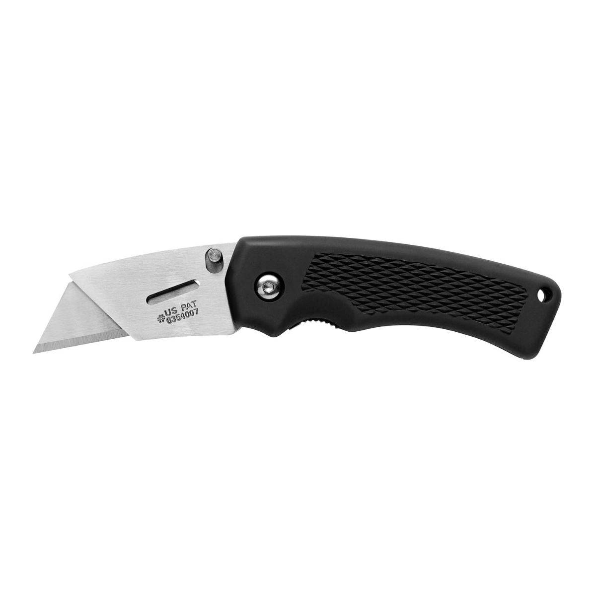 Edge Utility Knife with Rubber Handle - Black - 31-000668 - OutdoorTravelGear.com