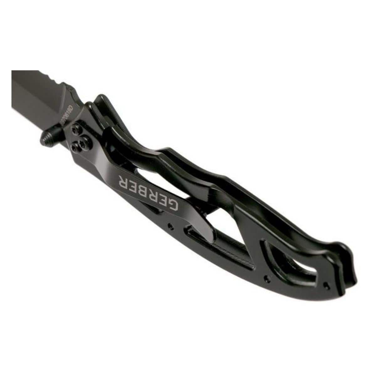 Paraframe Tanto Clip Folding Knife - Black - OutdoorTravelGear.com