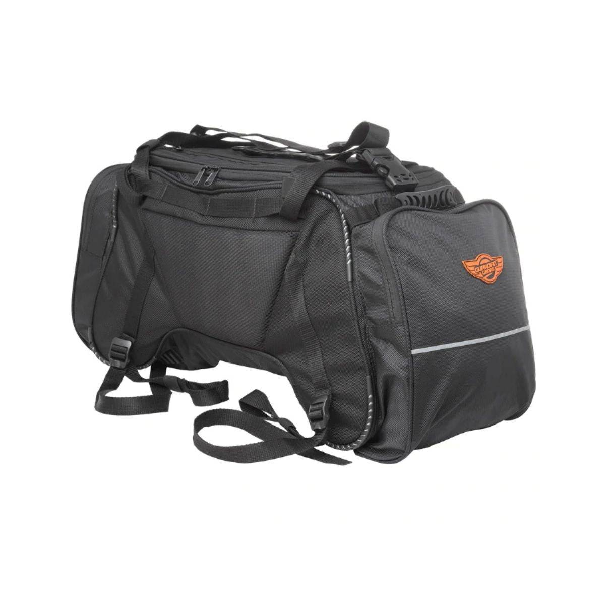 Rhino Mini 50L Tail Bag with Rain Cover Black