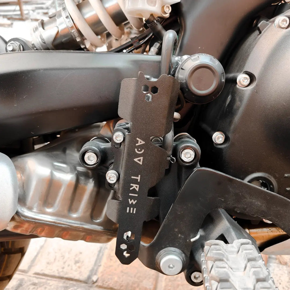 Rear Brake Master Cylinder Guard for Royal Enfield Guerrilla 450 - OutdoorTravelGear.com