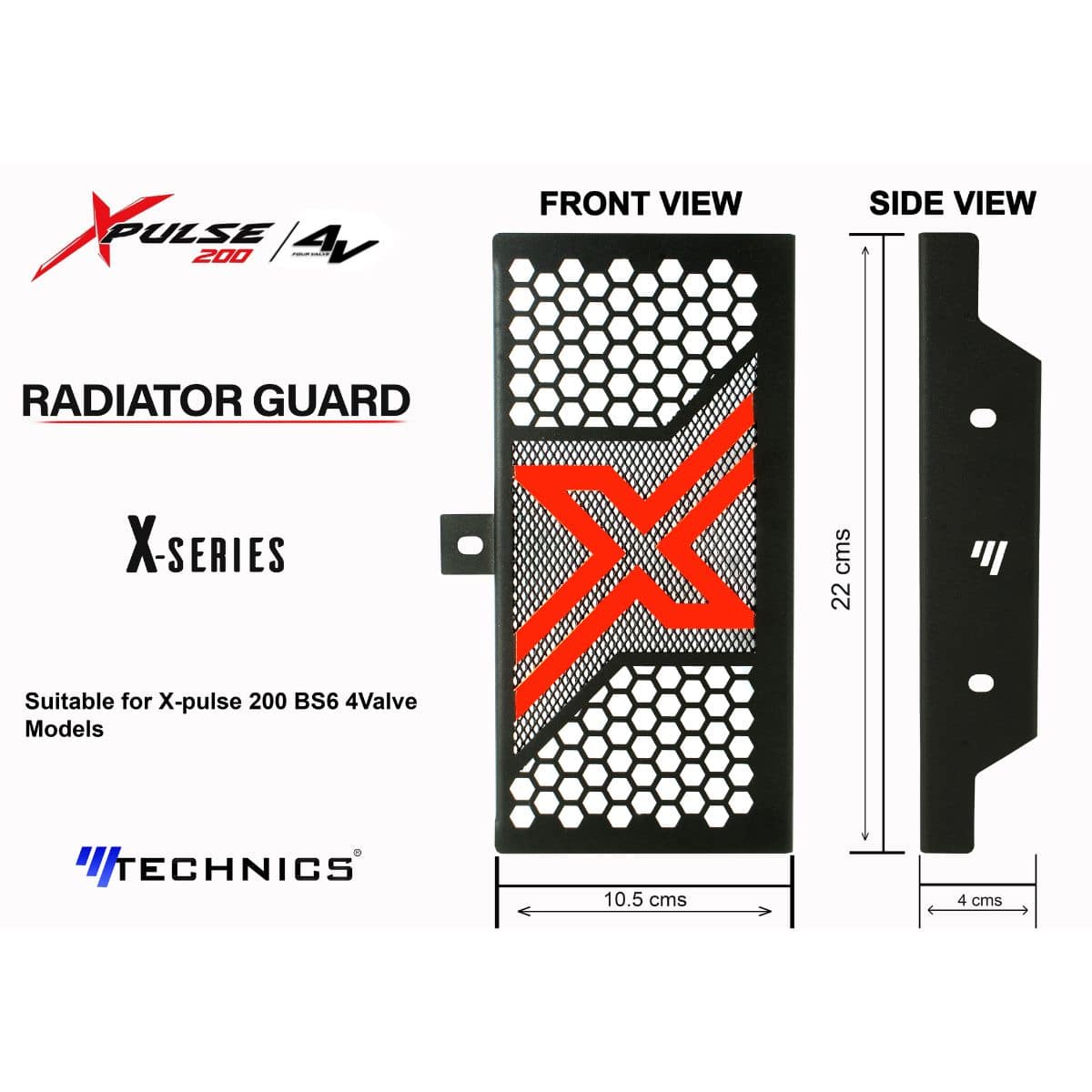 Hero Xpulse 200 4v Radiator Guard - OutdoorTravelGear.com