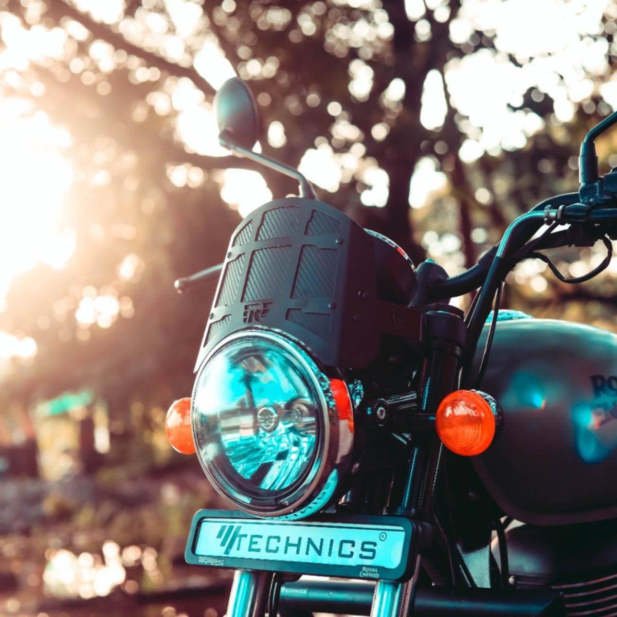 Royal enfield classic 350 visor clearance