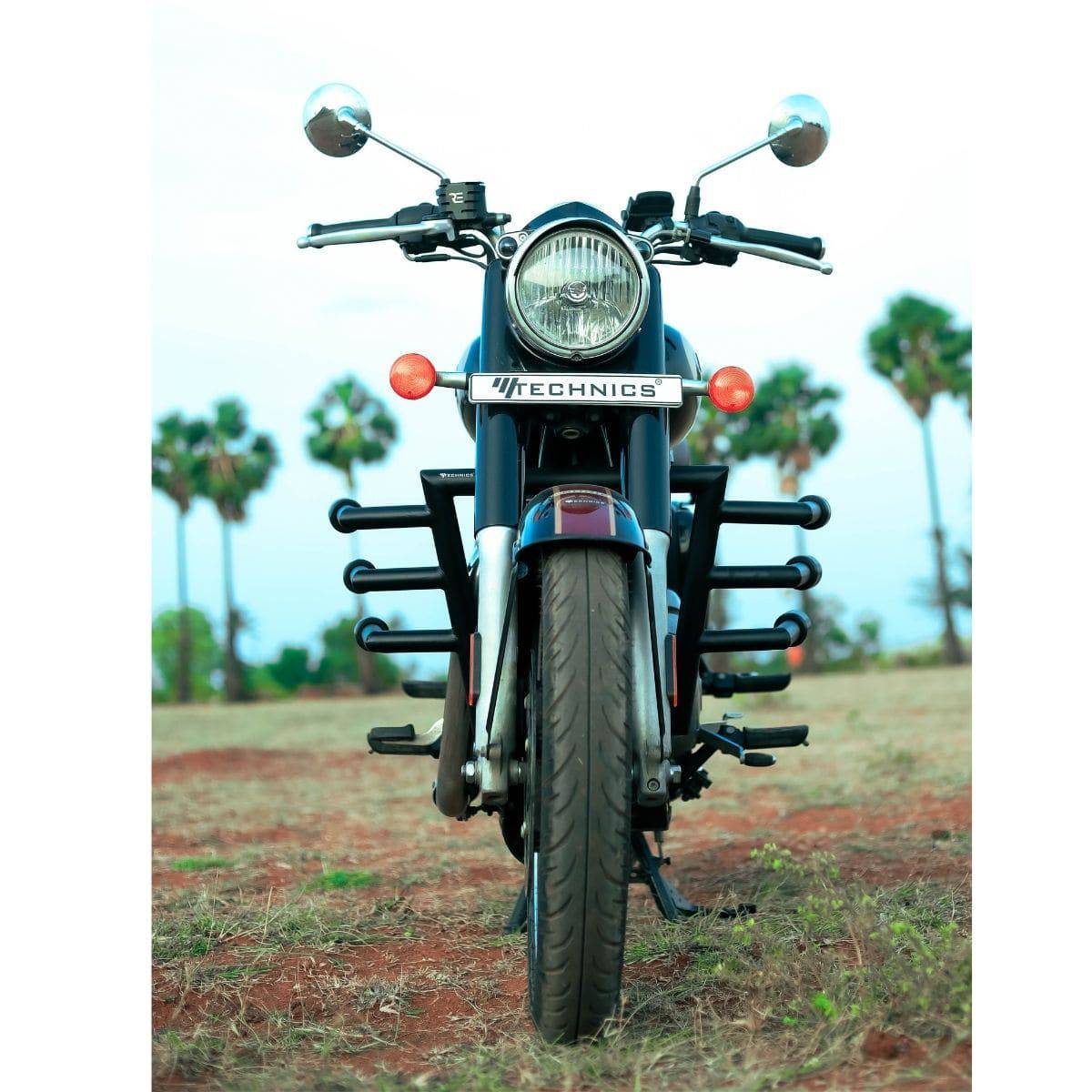 royal enfield classic 350 reborn leg guard