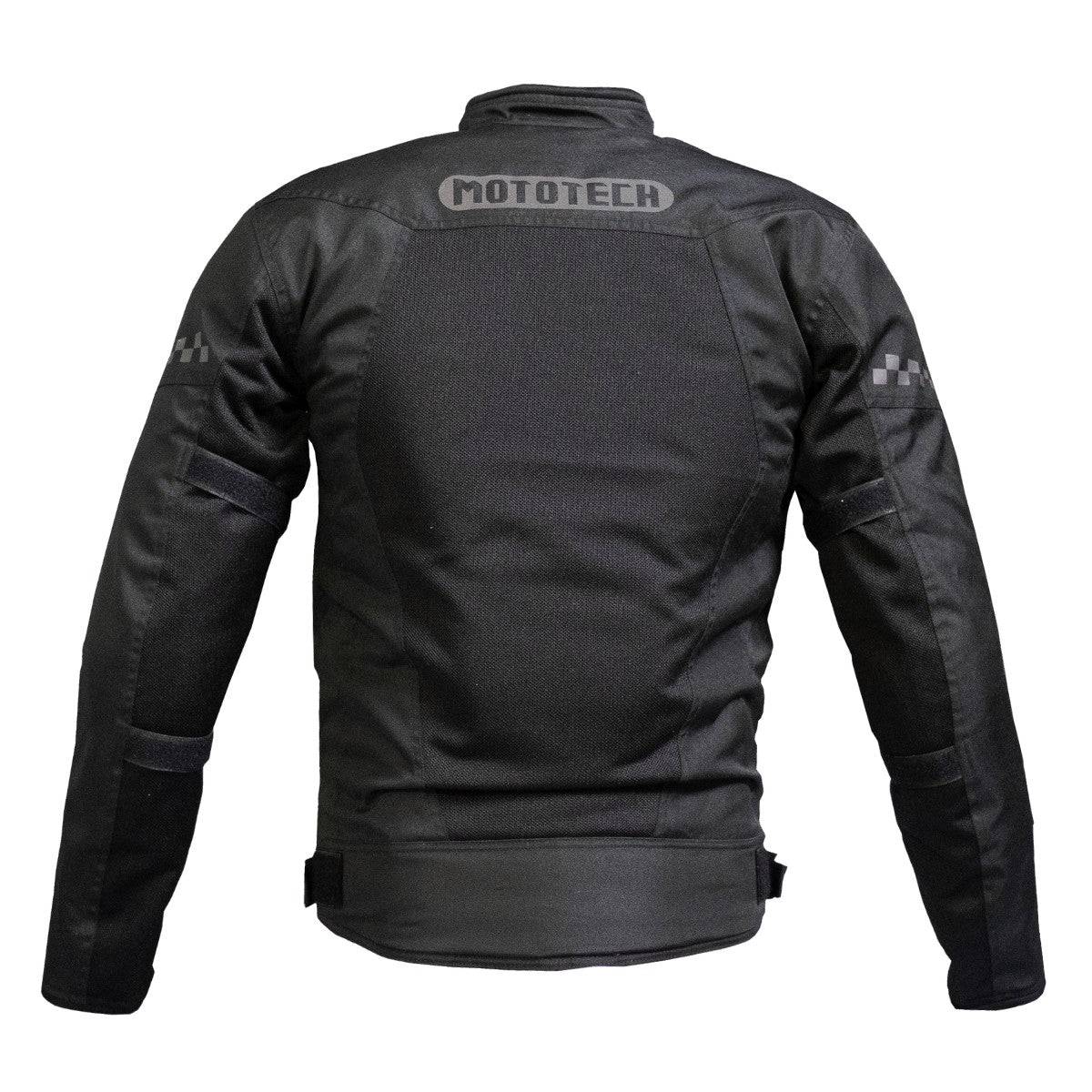Breezer Mesh Motorcycle Riding Jacket - Black (Without Armours) - OutdoorTravelGear.com