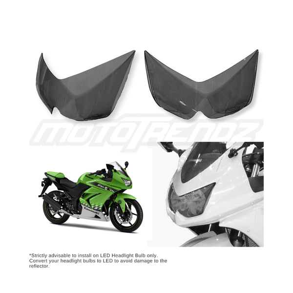 Headlight Screen Protector for Kawasaki Ninja 250R (2008-2012) - OutdoorTravelGear.com