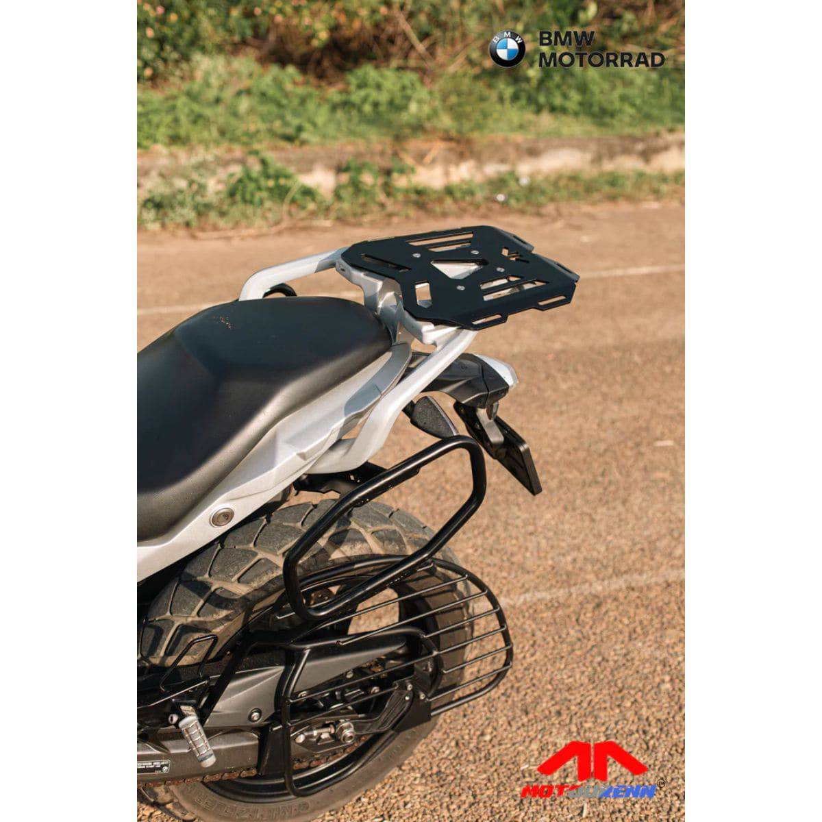 310e Rack Motourenn BMW 310 GS Top Rack - Aluminium | OutdoorTravelGear.com