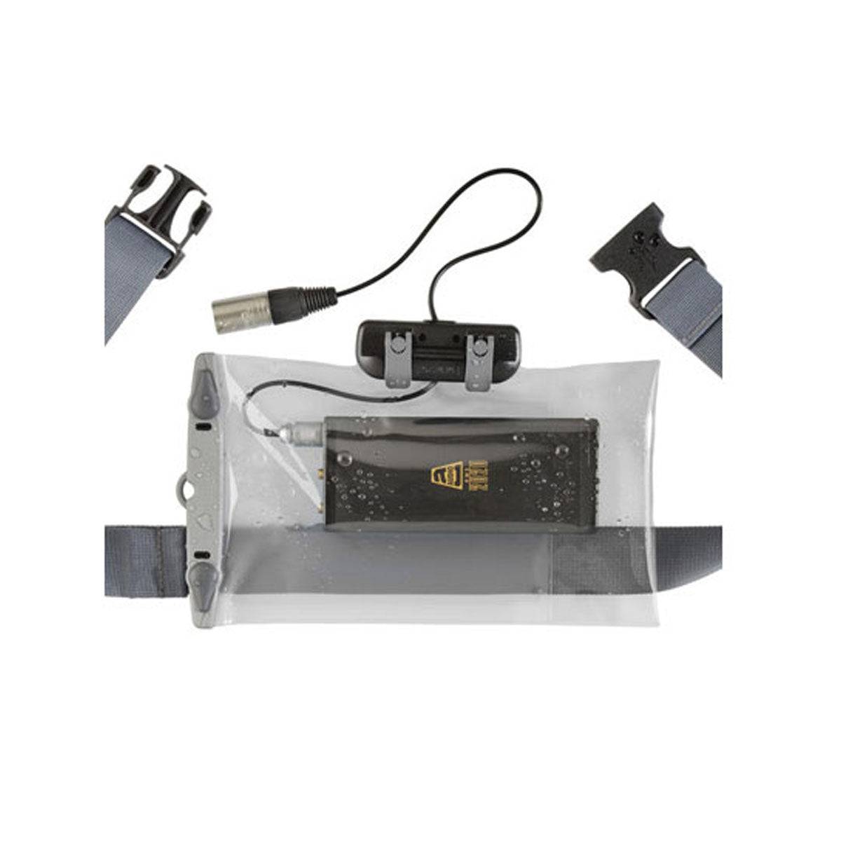 Aquapac Waterproof Radio Microphone / Connected Large Electronics Case - OutdoorTravelGear.com