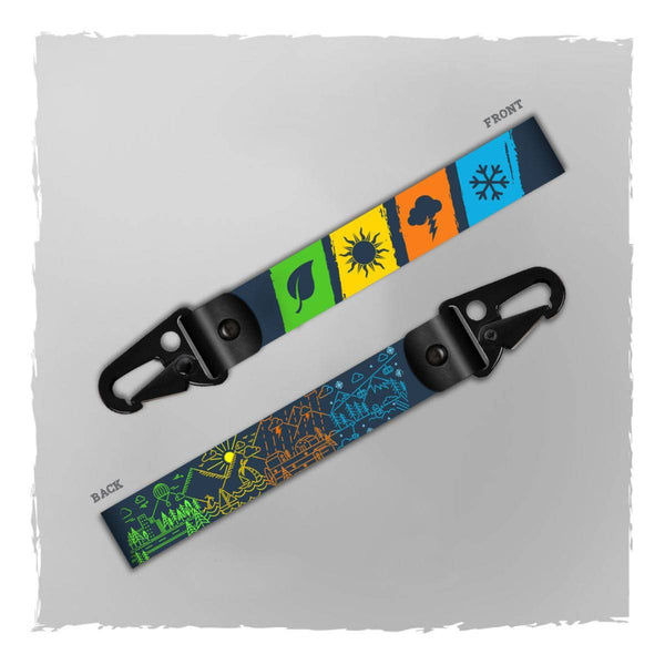 Keybiner Combo - 4 Seasons + Levels of Happiness Keybiner - Pack of 2 - OutdoorTravelGear.com