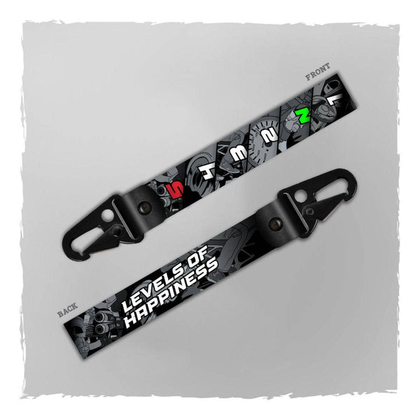 Keybiner Combo - Levels of Happiness + Born to be Wild Keybiner - Pack of 2 - OutdoorTravelGear.com