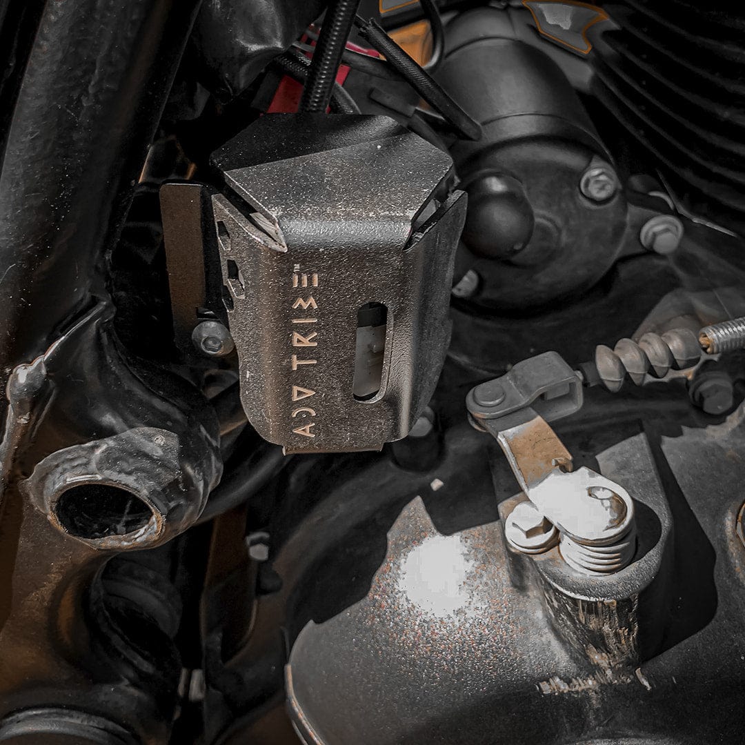 Rear Brake Reservoir Guard for Royal Enfield Scram 411 - OutdoorTravelGear.com
