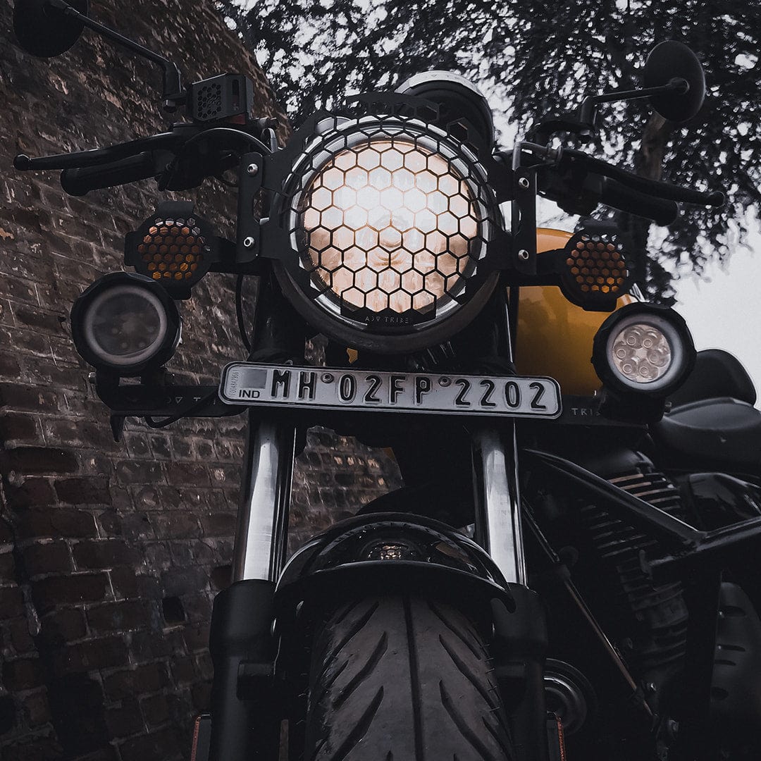 Headlight Grill for Royal Enfield Continental GT 650 - OutdoorTravelGear.com