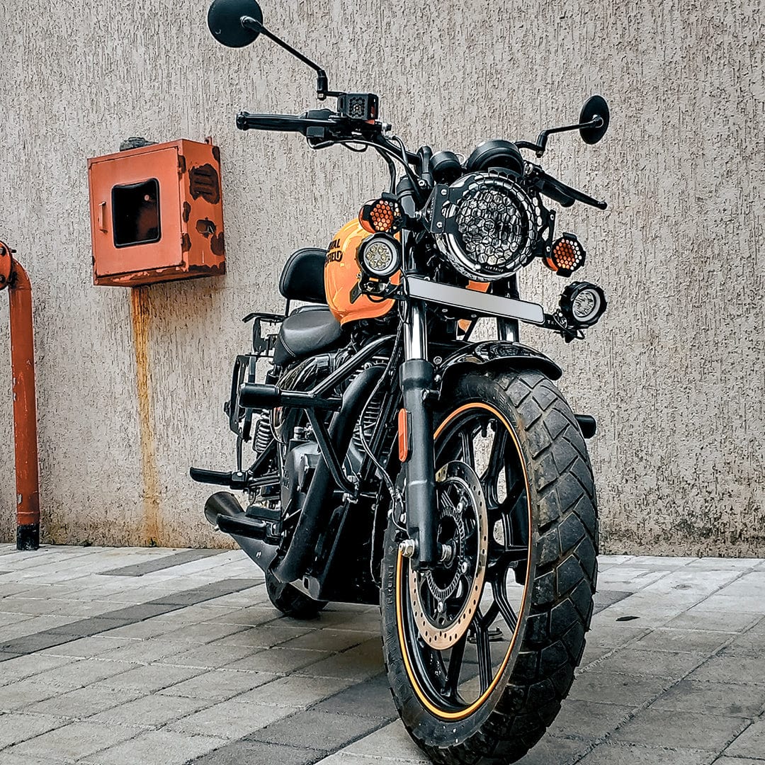 Headlight Grill for Royal Enfield Super Meteor 650 - OutdoorTravelGear.com