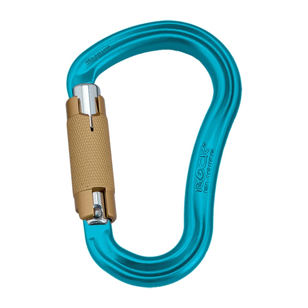 HMS Magnum 2T Carabiner with Twist Lock - Blue - OutdoorTravelGear.com