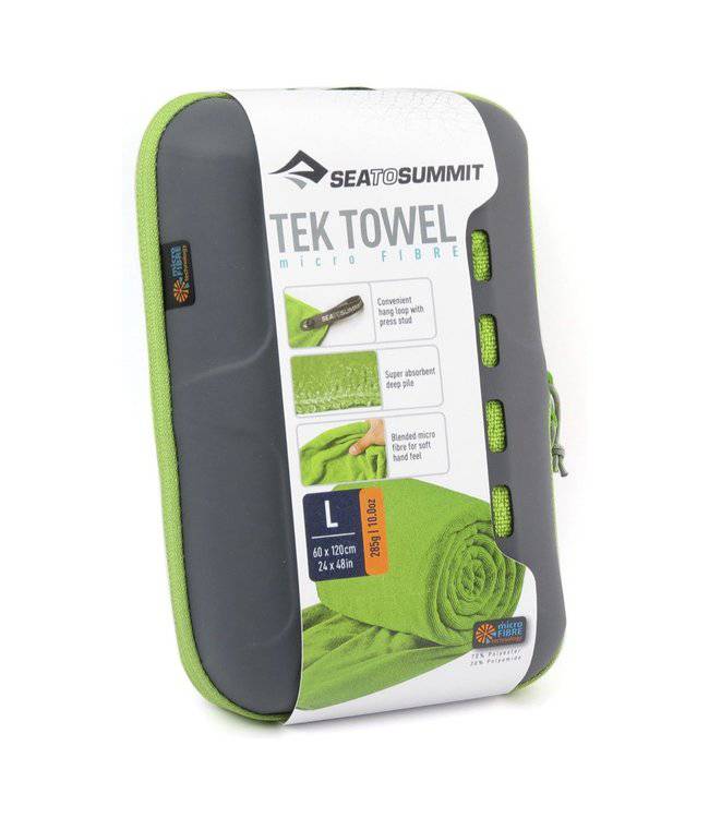Tek Towel - Lime Green - Medium - OutdoorTravelGear.com