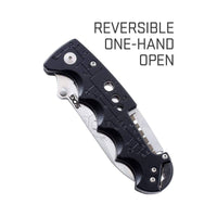 Kilowatt Clip Point Folding Knife - EL01-CP - Black - OutdoorTravelGear.com