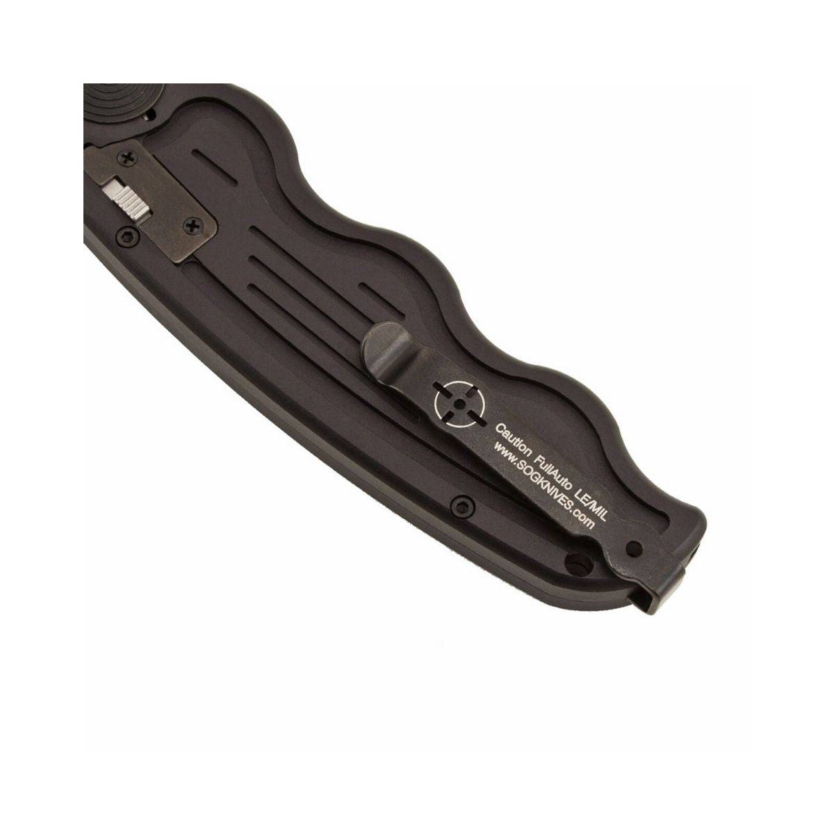 SOG TAC Auto - Tanto - Serrated Knife - ST-04 - Outdoor Travel