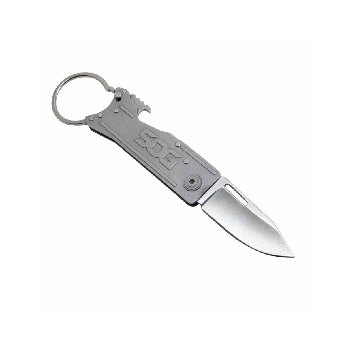 KeyTron Folding Knife - KT1001-CP - Grey - OutdoorTravelGear.com