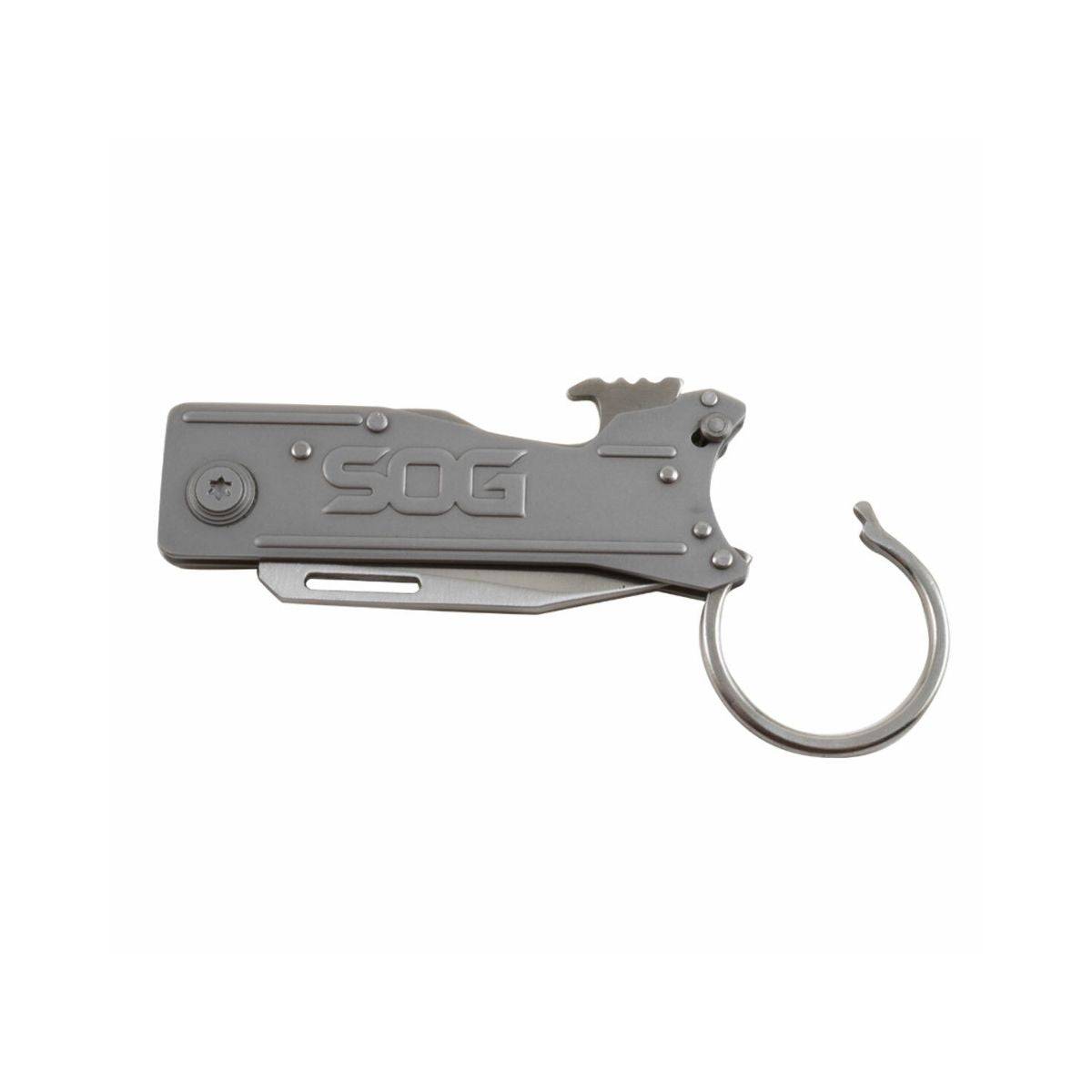 KeyTron Folding Knife - KT1001-CP - Grey - OutdoorTravelGear.com