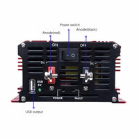Solar Compact Car Inverter - 12V DC Pure Sine Wave - Output 300W - OutdoorTravelGear.com