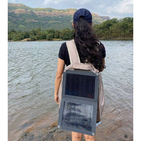 Foldable Solar Panel - 1 Fold with 1 Port USB Charger - 14W - OutdoorTravelGear.com