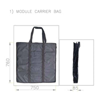 Foldable Solar Panel - 4 Folds with Stand - 12V 340W - OutdoorTravelGear.com
