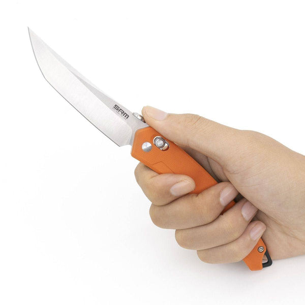 Folding Blade Knife 9211 - Orange - OutdoorTravelGear.com
