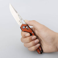 Mecha Pocket Folding Knife 9225-GJ - Orange - OutdoorTravelGear.com