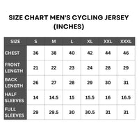 Mens Breakaway Cycling Jersey - Half Sleeves - Blossom 5