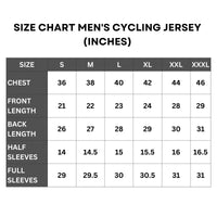 Mens Basic Cycling Jersey - Half Sleeves - Royal Blue