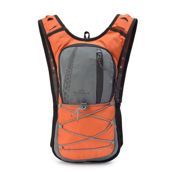 Hydration Backpacks for Cycling and Trail Running - 2 Litres - Orange - OutdoorTravelGear.com