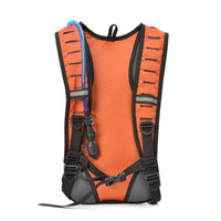 Hydration Backpacks for Cycling and Trail Running - 2 Litres - Orange - OutdoorTravelGear.com
