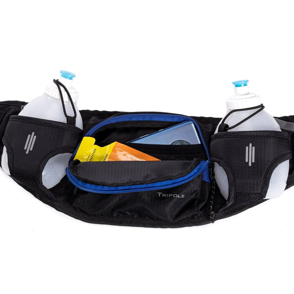 RunAqua Hydration Belt cum Waist Pack for Running and Cycling - OutdoorTravelGear.com