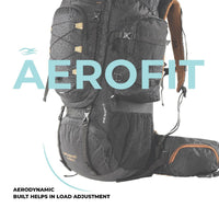 Walker Pro Trekking and Hiking Rucksack - 60 Litre - Black - OutdoorTravelGear.com
