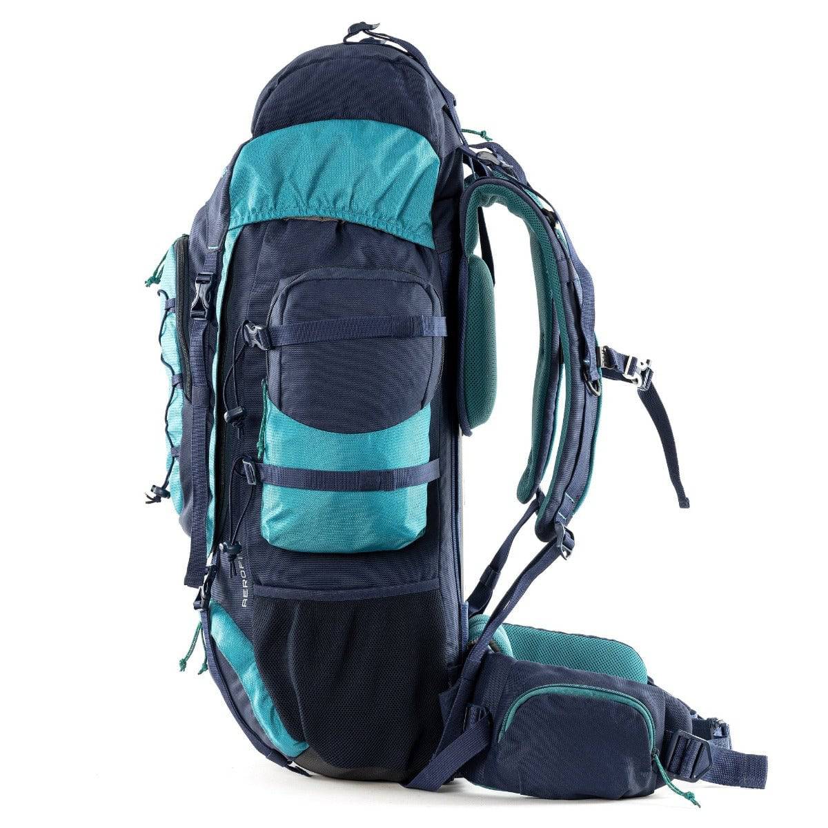 Treeck Rucksack Walker Pro Trekking and Hiking Rucksack - 60 Litre - Blue ...
