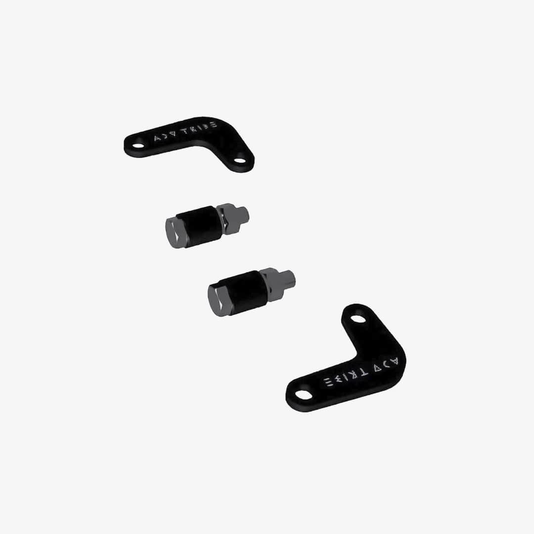 Universal Motorcycle Mirror Extenders (L-R Set) - OutdoorTravelGear.com