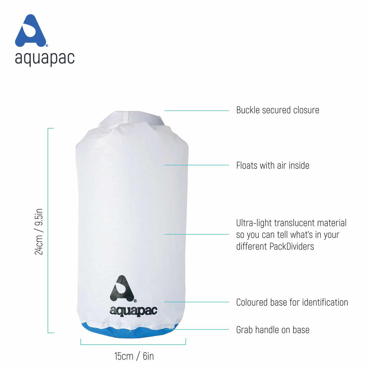 Aquapac PackDivider Ultra-Lightweight Drysack 4L  2