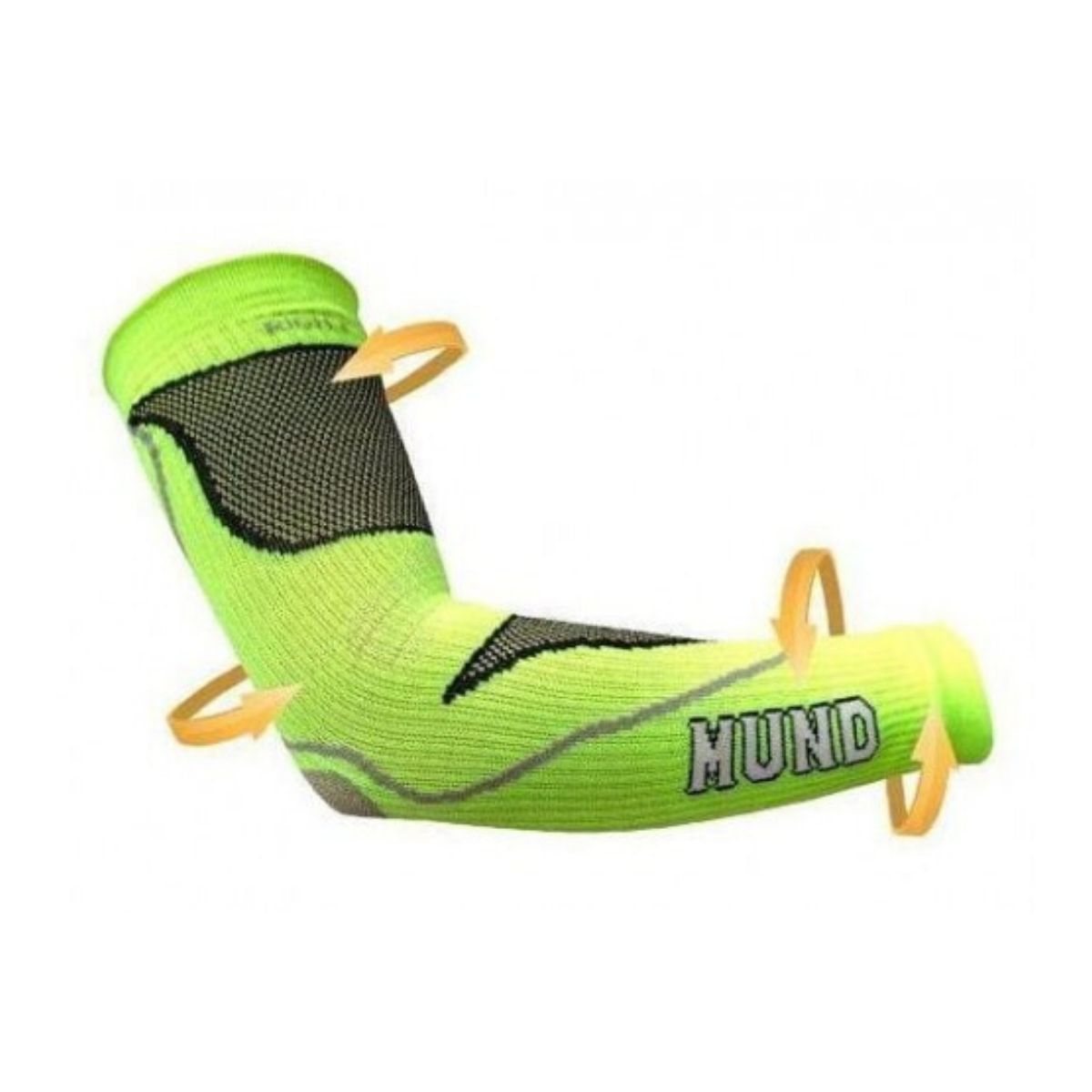 Mund Socks Manguitos DTC Arm Sleeves Pair - Lime Green	 1