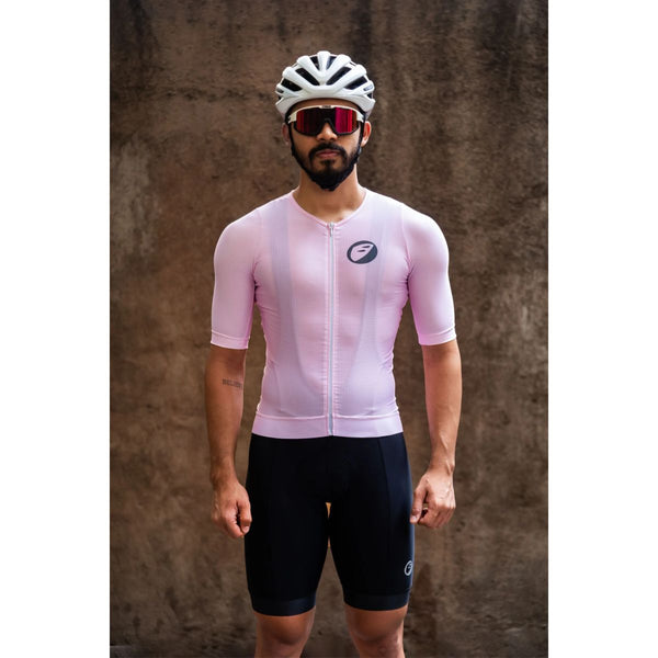 Apace Mens Cycling Jersey - Podium-fit - Bubblegum Pink 1
