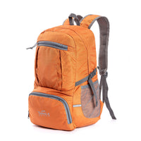 Foldable PAKEASY Backpack and Day Bag for Hiking and Day Trips - Orange 3