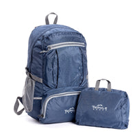 Foldable PAKEASY Backpack and Day Bag for Hiking and Day Trips - Blue 2