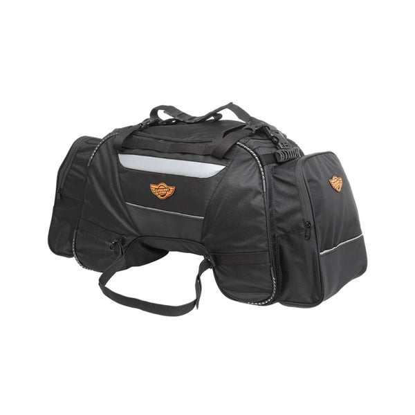 Rhino 70L Tail Bag with Rain Cover and Dry Bag - Black - 1 