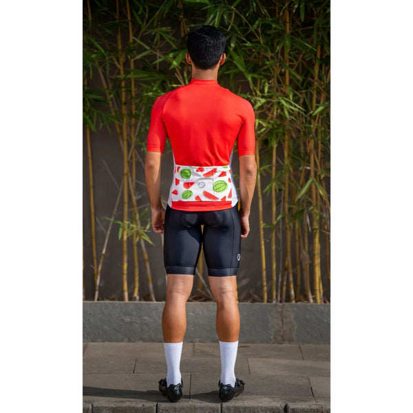 Mens Cycling Jersey - Snug-fit - Chase - Melon 2