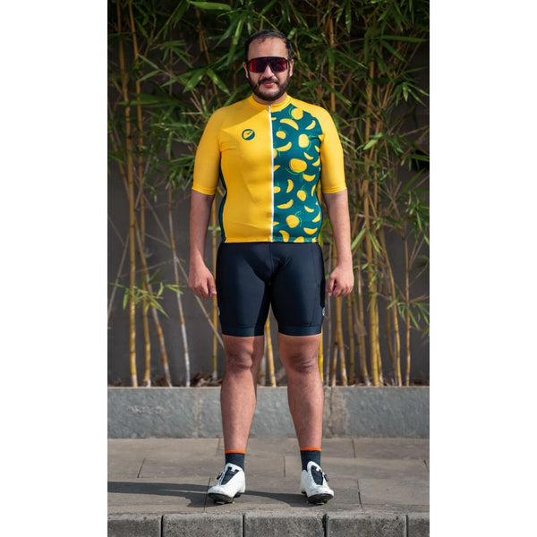 Mens Cycling Jersey - Snug-fit - Chase - Mango 2